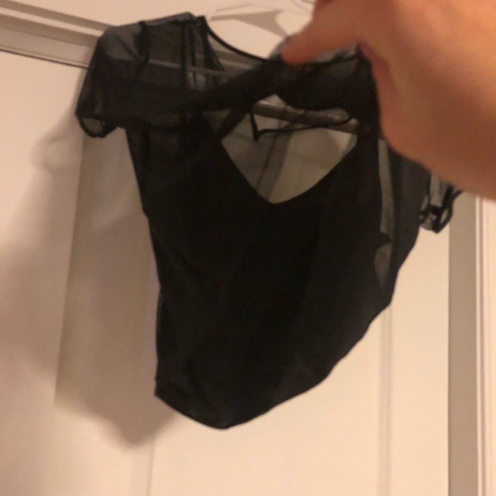 Mesh Shirt w/ Built in silk top